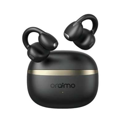 Oraimo OpenSnap OPN-373 Clip-On Bluetooth 5.4, 26H Playtime Open-Ear Wireless Earbud