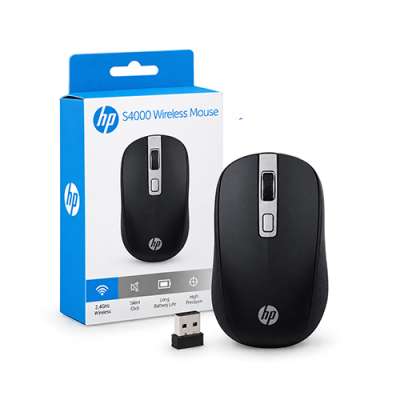 HP S4000 Black Wireless Mouse